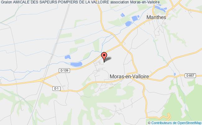 plan association Amicale Des Sapeurs Pompiers De La Valloire Moras-en-Valloire