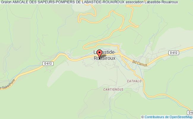 plan association Amicale Des Sapeurs-pompiers De Labastide-rouairoux Labastide-Rouairoux