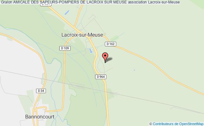 plan association Amicale Des Sapeurs-pompiers De Lacroix Sur Meuse Lacroix-sur-Meuse