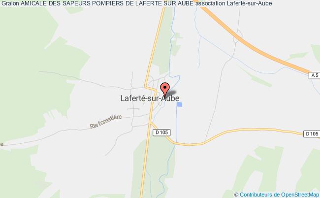 plan association Amicale Des Sapeurs Pompiers De Laferte Sur Aube Laferté-sur-Aube