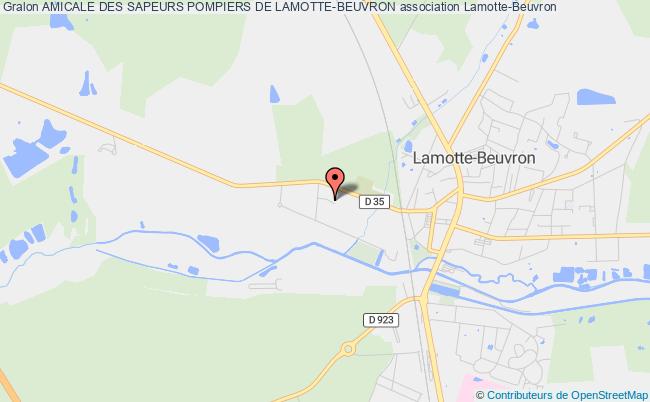 plan association Amicale Des Sapeurs Pompiers De Lamotte-beuvron Lamotte-Beuvron