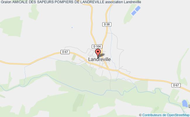 plan association Amicale Des Sapeurs Pompiers De Landreville Landreville