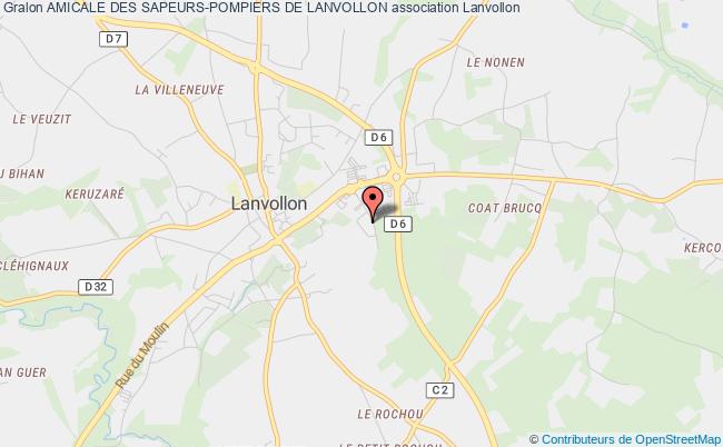 plan association Amicale Des Sapeurs-pompiers De Lanvollon Lanvollon