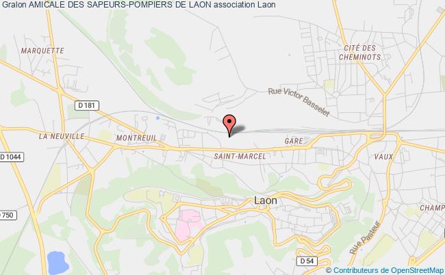 plan association Amicale Des Sapeurs-pompiers De Laon Laon
