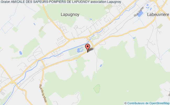 plan association Amicale Des Sapeurs-pompiers De Lapugnoy Lapugnoy