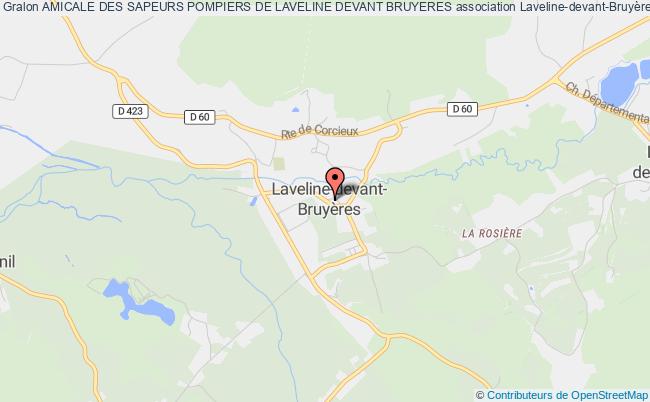 plan association Amicale Des Sapeurs Pompiers De Laveline Devant Bruyeres Laveline-devant-Bruyères