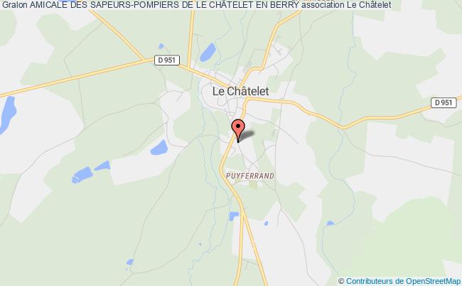 plan association Amicale Des Sapeurs-pompiers De Le ChÂtelet En Berry Le Châtelet