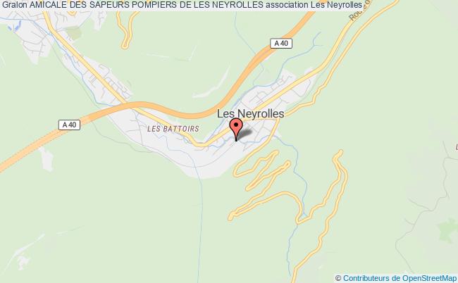 plan association Amicale Des Sapeurs Pompiers De Les Neyrolles Les   Neyrolles