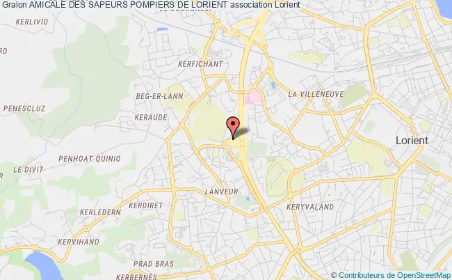 plan association Amicale Des Sapeurs Pompiers De Lorient Lorient