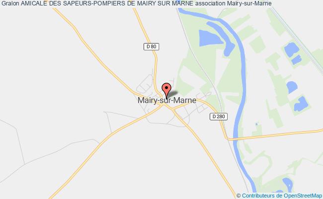plan association Amicale Des Sapeurs-pompiers De Mairy Sur Marne Mairy-sur-Marne
