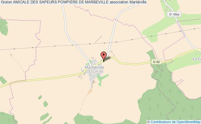 plan association Amicale Des Sapeurs Pompiers De Marbeville Marbéville