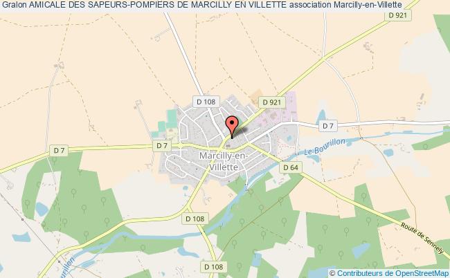 plan association Amicale Des Sapeurs-pompiers De Marcilly En Villette Marcilly-en-Villette