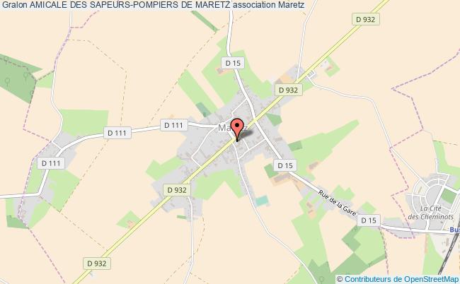 plan association Amicale Des Sapeurs-pompiers De Maretz Maretz
