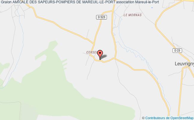 plan association Amicale Des Sapeurs-pompiers De Mareuil-le-port Cerseuil