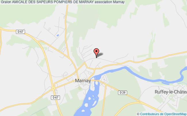 plan association Amicale Des Sapeurs Pompiers De Marnay Marnay