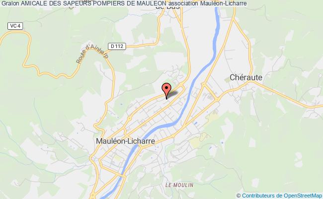 plan association Amicale Des Sapeurs Pompiers De Mauleon Mauléon-Licharre