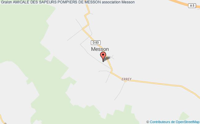 plan association Amicale Des Sapeurs Pompiers De Messon Messon