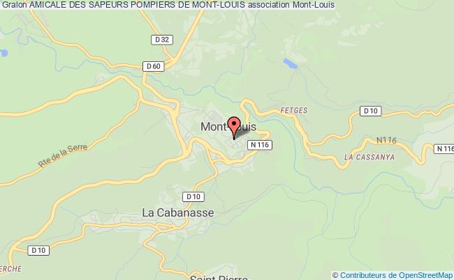plan association Amicale Des Sapeurs Pompiers De Mont-louis Mont-Louis