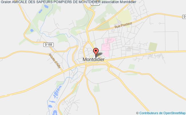 plan association Amicale Des Sapeurs Pompiers De Montdidier Montdidier