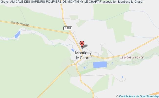 plan association Amicale Des Sapeurs-pompiers De Montigny-le-chartif Montigny-le-Chartif