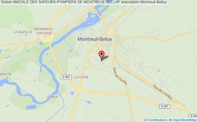 plan association Amicale Des Sapeurs-pompiers De Montreuil-bellay Montreuil-Bellay