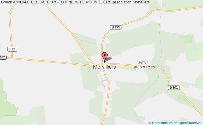 plan association Amicale Des Sapeurs-pompiers De Morvilliers Morvilliers
