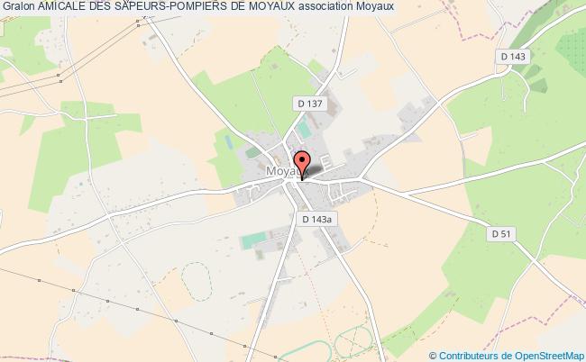 plan association Amicale Des Sapeurs-pompiers De Moyaux Moyaux