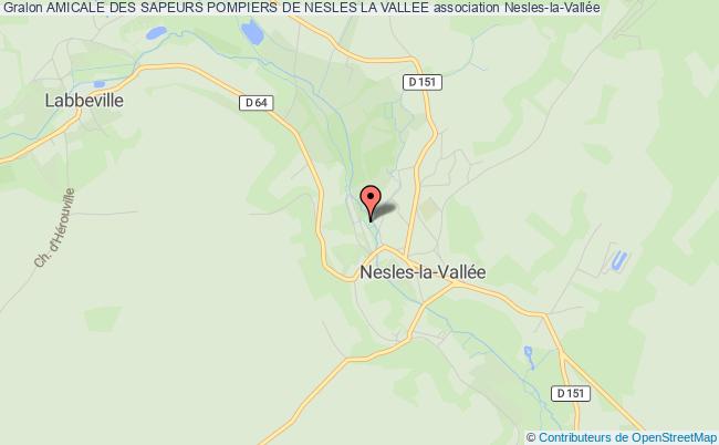 plan association Amicale Des Sapeurs Pompiers De Nesles La Vallee Nesles-la-Vallée