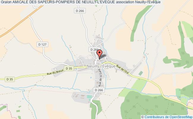 plan association Amicale Des Sapeurs-pompiers De Neuilly-l'eveque Neuilly-l'Évêque