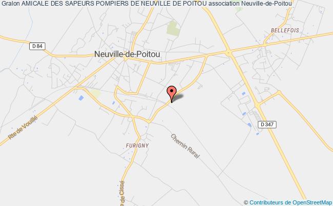 plan association Amicale Des Sapeurs Pompiers De Neuville De Poitou Neuville-de-Poitou