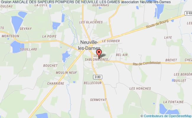 plan association Amicale Des Sapeurs Pompiers De Neuville Les Dames Neuville-les-Dames