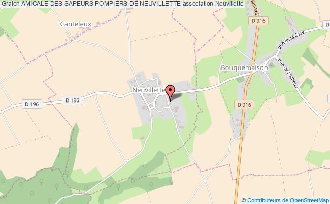 plan association Amicale Des Sapeurs Pompiers De Neuvillette Neuvillette
