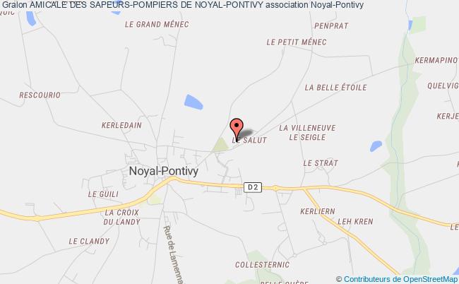 plan association Amicale Des Sapeurs-pompiers De Noyal-pontivy Noyal-Pontivy