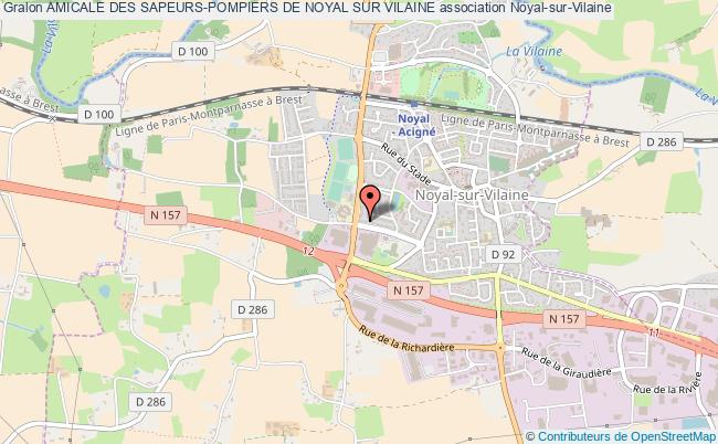 plan association Amicale Des Sapeurs-pompiers De Noyal Sur Vilaine Noyal-sur-Vilaine