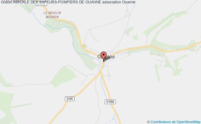 plan association Amicale Des Sapeurs-pompiers De Ouanne Ouanne