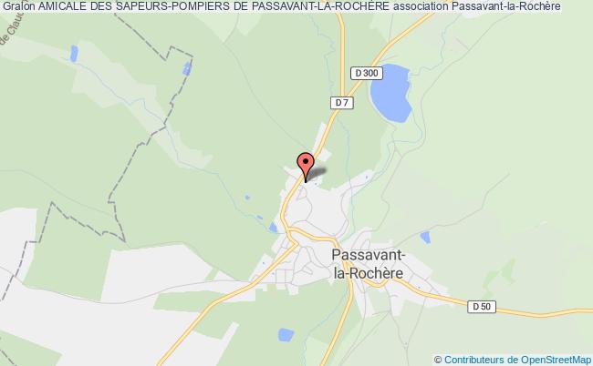plan association Amicale Des Sapeurs-pompiers De Passavant-la-rochÈre Passavant-la-Rochère