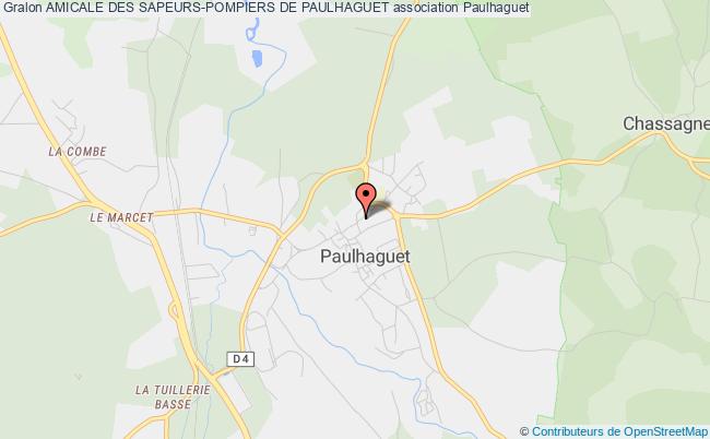plan association Amicale Des Sapeurs-pompiers De Paulhaguet Paulhaguet