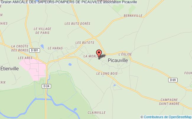 plan association Amicale Des Sapeurs-pompiers De Picauville Picauville