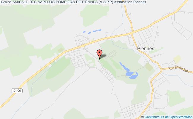 plan association Amicale Des Sapeurs-pompiers De Piennes (a.s.p.p) Piennes