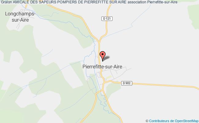 plan association Amicale Des Sapeurs Pompiers De Pierrefitte Sur Aire Pierrefitte-sur-Aire