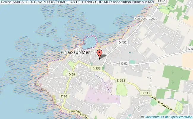 plan association Amicale Des Sapeurs-pompiers De Piriac-sur-mer Piriac-sur-Mer