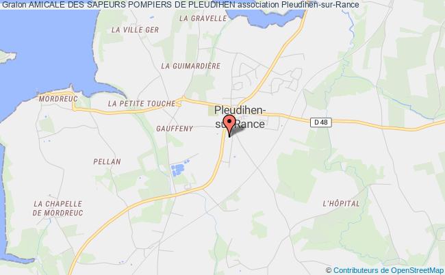 plan association Amicale Des Sapeurs Pompiers De Pleudihen Pleudihen-sur-Rance