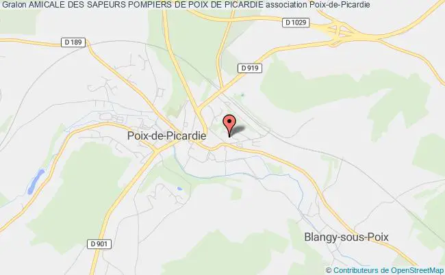 plan association Amicale Des Sapeurs Pompiers De Poix De Picardie Poix-de-Picardie