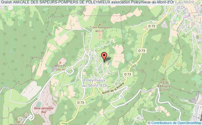 plan association Amicale Des Sapeurs-pompiers De Poleymieux Poleymieux-au-Mont-d'Or