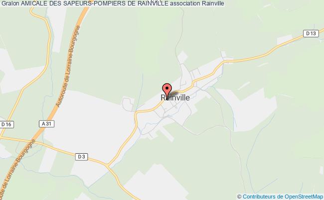 plan association Amicale Des Sapeurs-pompiers De Rainville Rainville