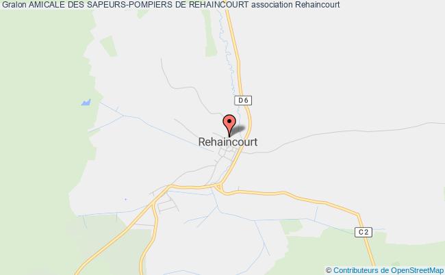 plan association Amicale Des Sapeurs-pompiers De Rehaincourt Rehaincourt
