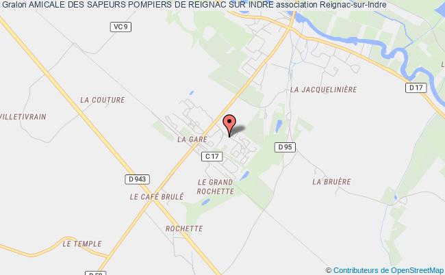 plan association Amicale Des Sapeurs Pompiers De Reignac Sur Indre Reignac-sur-Indre