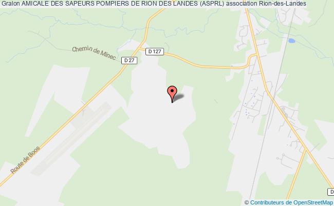 plan association Amicale Des Sapeurs Pompiers De Rion Des Landes (asprl) Rion-des-Landes