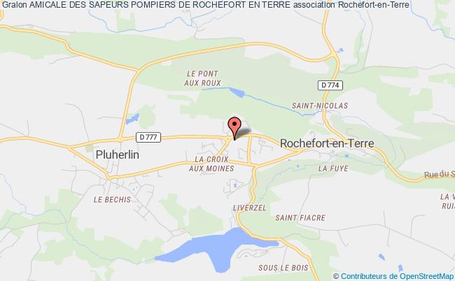 plan association Amicale Des Sapeurs Pompiers De Rochefort En Terre Rochefort-en-Terre