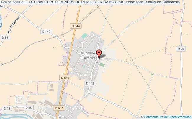 plan association Amicale Des Sapeurs Pompiers De Rumilly En Cambresis Rumilly-en-Cambrésis